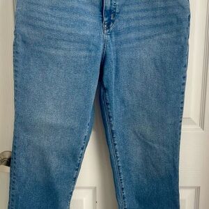 J Crew Essential Straight Classic Blue Denim Jeans